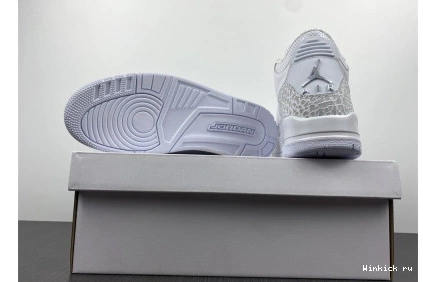 RETRO JORDAN 'TRIPLE AIR WHITE' 3 PS 1008